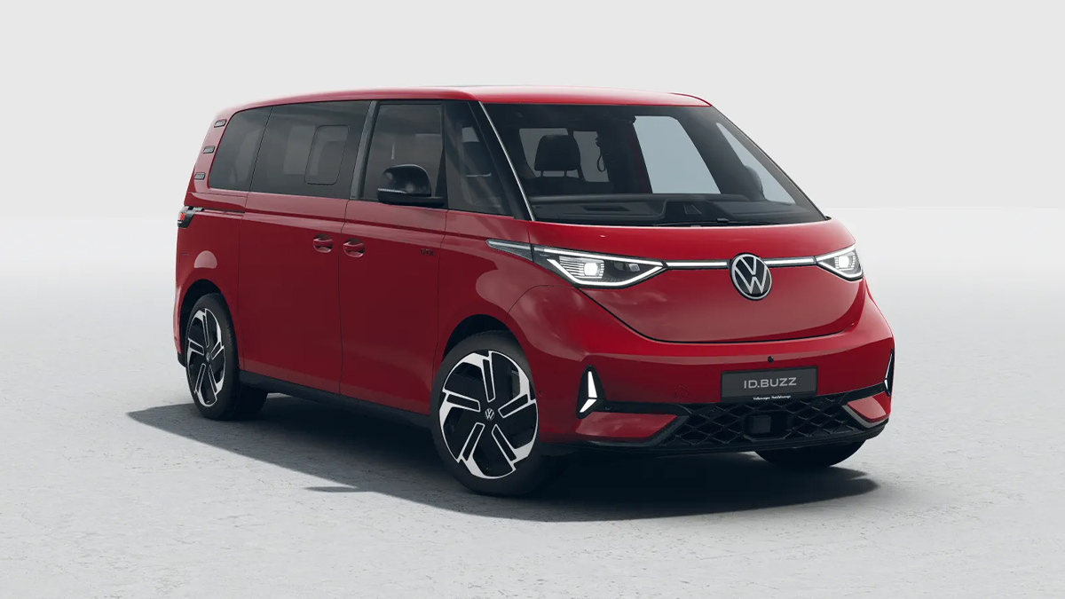 Volkswagen finished in Cherry Red
