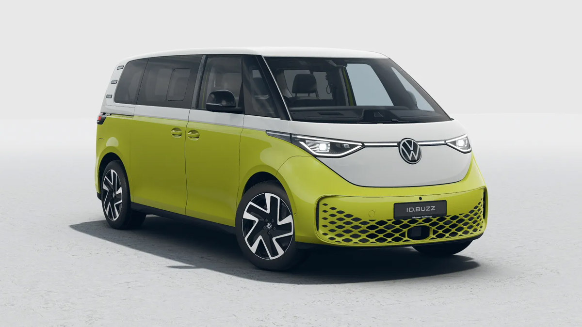 Volkswagen finished in Candy White/Pomelo Yellow