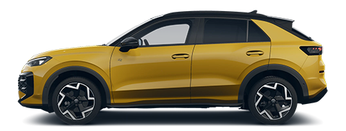 Render of a T-Roc with a transparent background